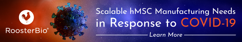 RoosterBio, Scalable hMSC Manufacturing Needs in Response to COVID-19 RoosterBio, Scalable hMSC Manufacturing Needs in Response to COVID-19